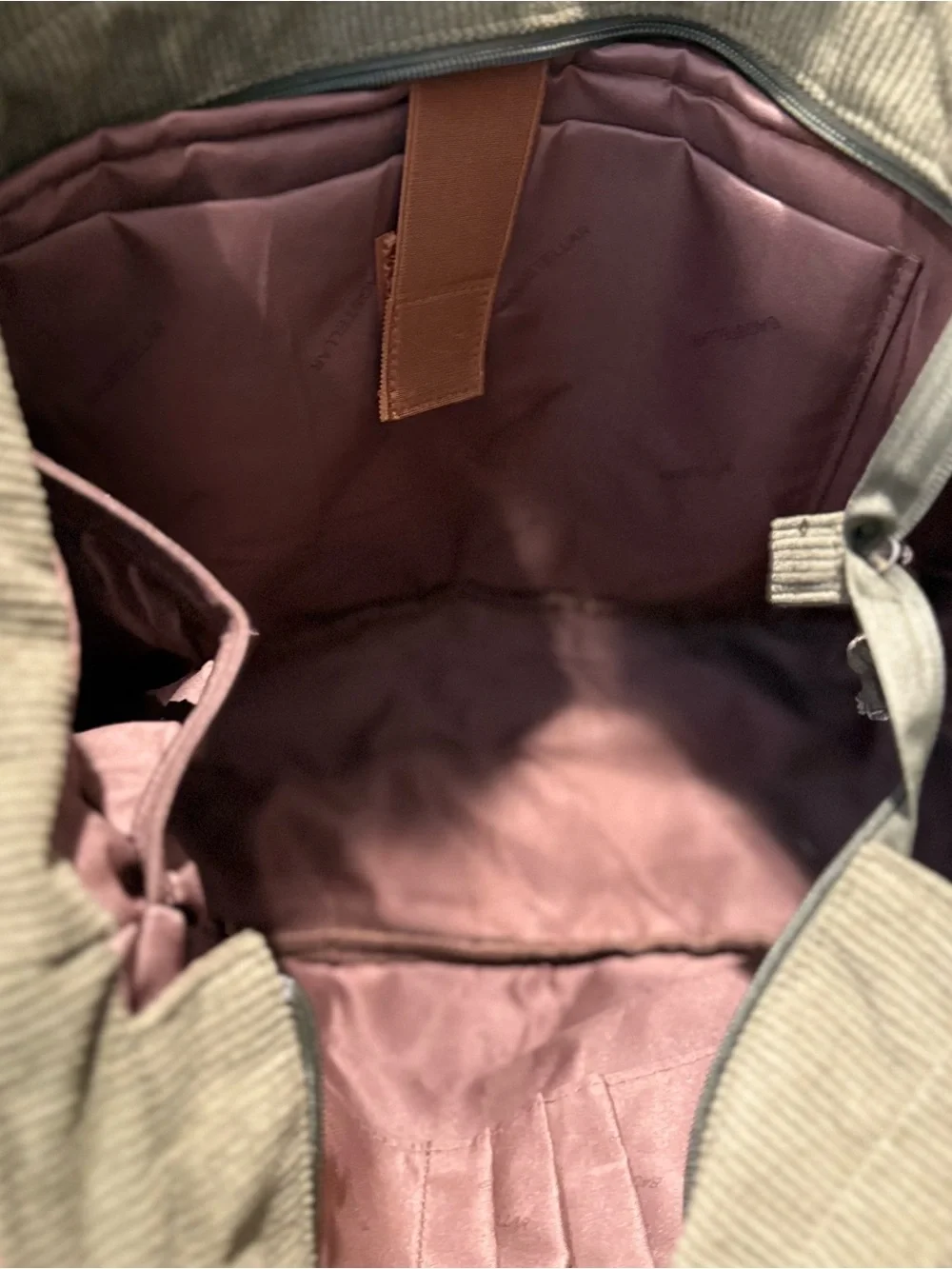 Bagstellar Olive Corduroy Tote/Travel Bag Pre-owned